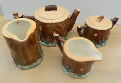 Buy Keele Street Pottery Tree Design Teapot Water Jug Milk Jug Sugar Bowl • 16.99£