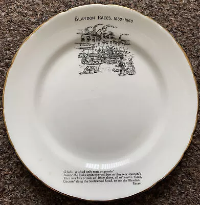 Buy Small Blaydon Races Centenary 1862- 1962 HM Sutherland Small Bone China Plate • 9.99£