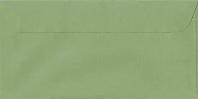 Buy Wedgwood Green 114mm X 224mm Peel/Seal 100gsm DL Paper Coloured Envelopes • 22.75£