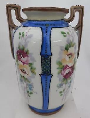 Buy Noritake Floral Vase With 'Komaru' Mark, Post-1921 • 24.99£