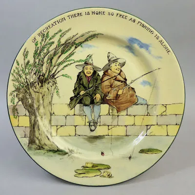 Buy A Fine Royal Doulton Series Ware Pottery Plate The Gallant Fishers D3680 C1920 • 54£