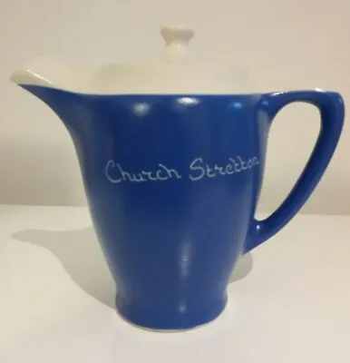 Buy FOSTERS Blue And White Pottery Teapot / Coffee Pot  Tableware  • 6.99£
