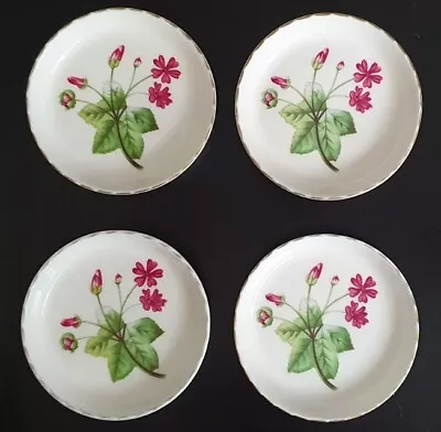 Buy Royal Doulton 4 X Plates 9cm Pink Flower Original Bone China Made In England • 1.99£