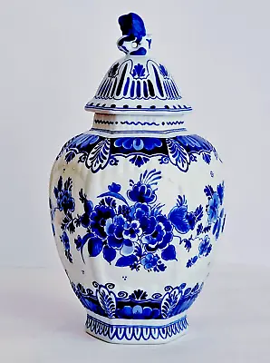 Buy Royal Delft Porceleyne Fles Ginger Jar Lidded Vase - Excellent • 141.46£