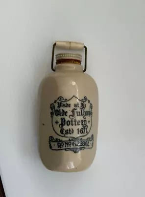 Buy Antique Stoneware Miniature Hot Water Bottle  Muff Warmer - Olde Fulham Pottery • 49.99£