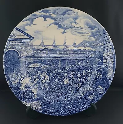 Buy Vintage English Ironstone Staffordshire Plate Market On James St Covent Garden • 7.99£