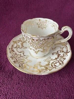 Buy Antique Copelands China Tea Set White With Gold Rims. Vintage Condition Used. • 18£