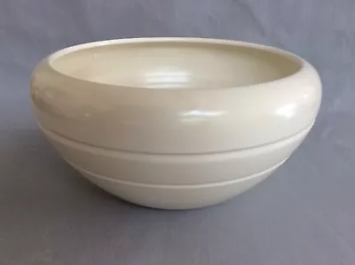 Buy Large Poole Pottery  Plane Ware  Cream Bowl • 45£