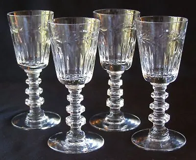 Buy 4 Tiffin Mt Vernon Crystal Cordial/sherry Glasses#17301 • 56.82£