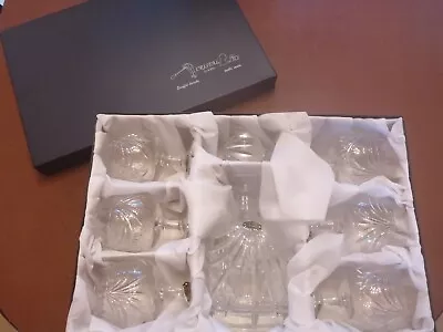Buy ‘Souffle Bouche’ French Cut Crystal Decanter Set & 6 Glasses (New; Unused; Box) • 39.95£