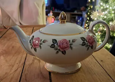 Buy Sadler 1940s Vintage Rose Patterned ' Aladdin's Style Lamp' Teapot • 9.99£
