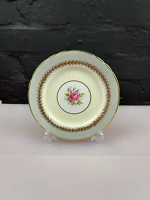 Buy Aynsley Grey Tea / Side Plate Pink Flowers 6.5” Wide 7922 • 10.99£