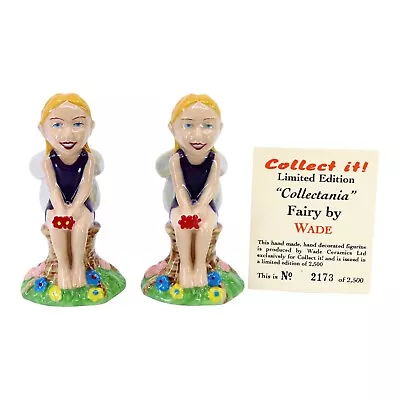 Buy 2 X  Vintage Limited Edition Wade  Collectania  Fairy / Faries Figurines • 4£