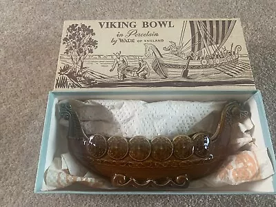 Buy Wade Viking Ship / Bowl / Boat In Original Box Never Displayed • 18.95£