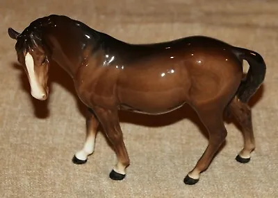 Buy Beswick Porcelain Bay Mare Facing Left - Perfect Condition • 34.99£