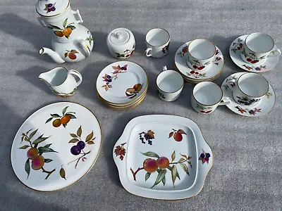 Buy Royal Worcester Evesham Gold - For Tea Lovers , A Great Set And Rare Teapot £108 • 108£