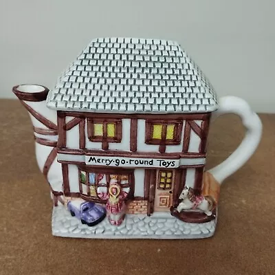 Buy Vintage Leonardo, Novelty Cottage Ware Teapot 'Toy Shop' Decorative  • 5.95£