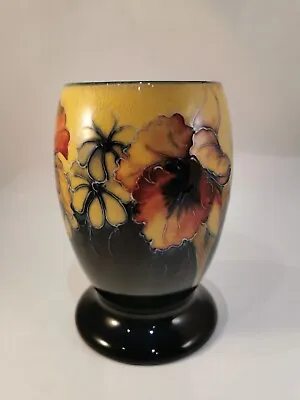 Buy William Moorcroft Ochre Top Orchid Vase C1928 • 475£