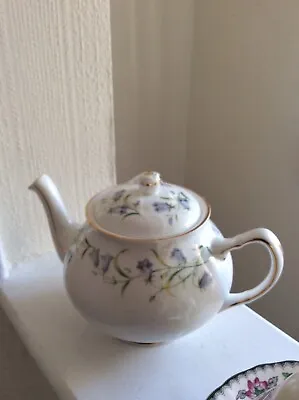 Buy Duchess China Tea Pot 8 X 4 1/2 Inch Wide X 5 Harebell Pattern • 25£