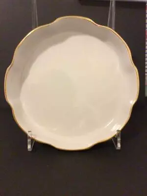 Buy Royal Worcester Oven To Table Ware White & Gold Fluted Flan Dish 9” Diameter • 9.99£
