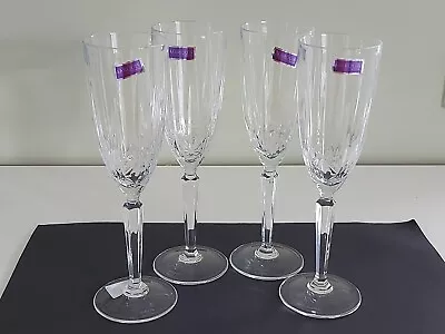 Buy Set Of 4 Marquis By Waterford Crystal Sparkle Champagne Flutes New & Boxed • 35£