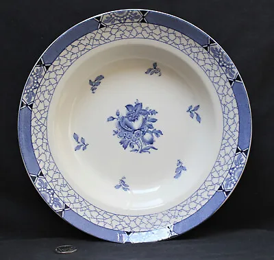 Buy Vintage Adams : Juliet Blue & White : Large Soup Bowl *B • 10£