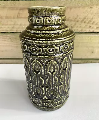 Buy Vintage Mid Century Price Kensington Athena Green Vase Retro MCM Made In England • 22£