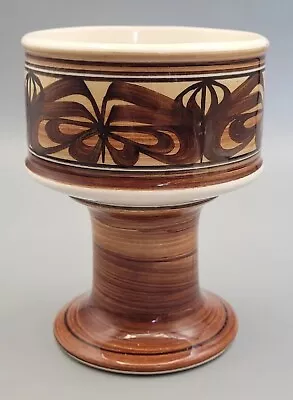 Buy Vintage Collectable Jersey Pottery CI Maker's Candle Holder/ Goblet Vase VGC MCM • 11.99£