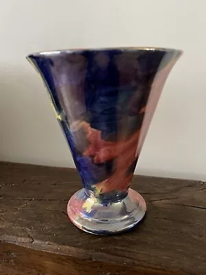 Buy Stunning Vintage 1930s Art Deco Maling  Lustre Ware  Vase - 16 • 40£