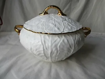 Buy Rare , Coalport, Countryware Large Round Lidded Tureen,with Gold Trim ,s/d • 255£