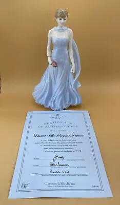 Buy Coalport Diana “The Peoples Princess” Figurine, Ltd Edit Boxed With Certificate • 45£