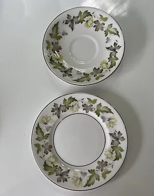 Buy Saucer And Tea Plate Ridgway, Moselle, Fine Bone China • 3.99£