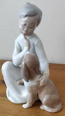 Buy Lladro 'Shh Quite Puppy' Porcelain Figurine Made In Spain. • 24.99£