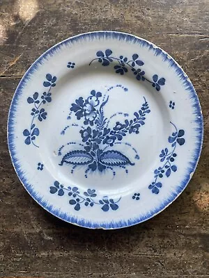 Buy 18th C London Feather Edged Delftware Plate Circa 1780’s • 55£