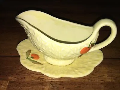 Buy Carlton Ware Yellow Sauce Boat With Saucer • 10£