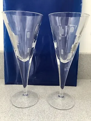 Buy Royal Doulton Metro Pattern Wine Glass X 2 • 30£
