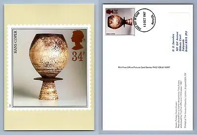 Buy Hans Coper / Studio Pottery - 1987 PHQ #105d FDI Used Card • 0.99£