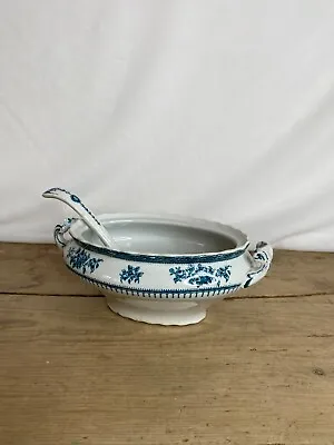 Buy Antique Keeling & Co Shrewsbury Losol Ware Small Tureen And Ladle - No Lid • 22£