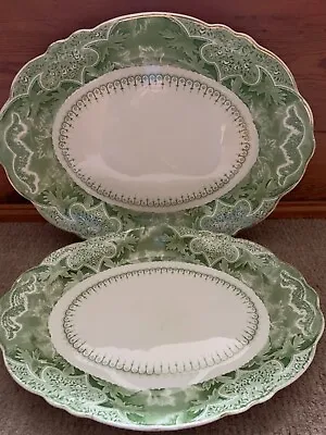 Buy WH Grindley ATLANTIC China (England):  14  And 12  Oval Platters, Ca. 1891-1914  • 24.99£