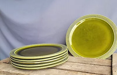 Buy Vintage Hornsea Pottery Heirloom Green Salad Lunch Plates X6 22cm 1970s • 12.99£