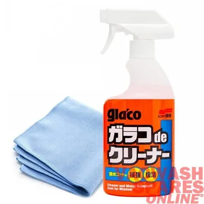 Buy Soft99 Glaco De Cleaner 04111- Glass Cleaner And Hydrophobic Coating-streak Free • 12.95£