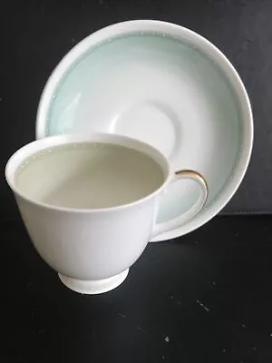 Buy Susie Cooper Bone China Vintage Cup & Saucer -pastel Colours-dimpled Border • 2.99£