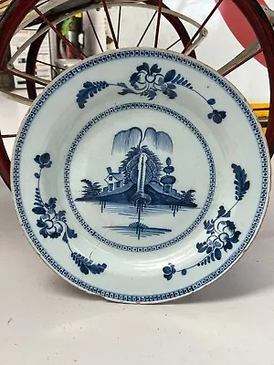 Buy Antique Blue & White Delft ? Charger Plate • 29.99£