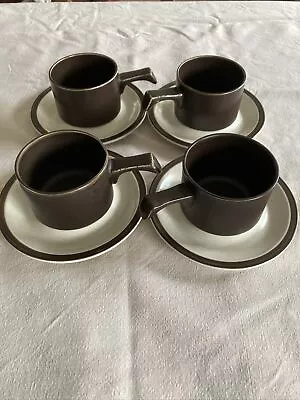 Buy Set Of Four Staffordshire Doverstone Heather, Soup Cups And Saucers • 6.99£