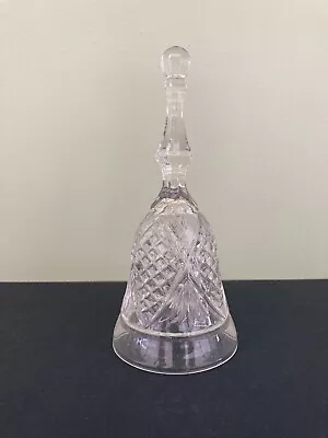 Buy Vintage Crystal Cut Glass Bell • 2.99£