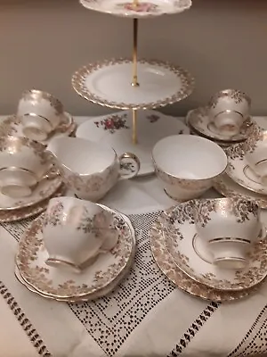 Buy Vintage  Richmond  Gold Chintz  Tea Set • 18.95£