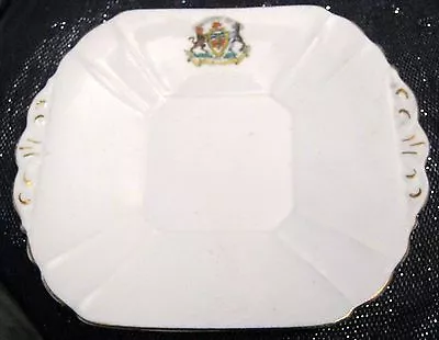 Buy Lovely Commemorative Ware Sandwich Plate Bath Crested Approx 9½ Ins Wide • 12.99£