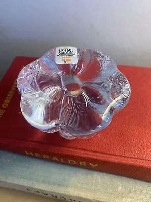 Buy Vintage Holmegaard Sidse Werner Candle Holder Daisy Isblomst Glass Votive Labled • 5£