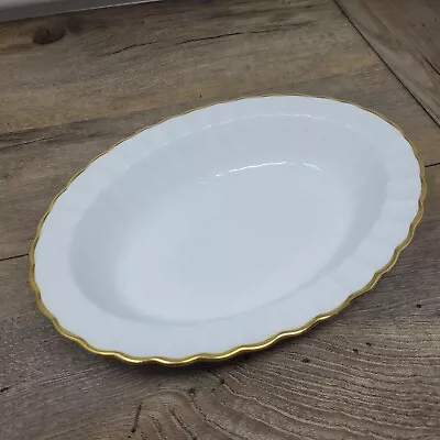 Buy Spode England Bone China Y8013 Corinth Bowl With Lace Gold Rim • 9.99£