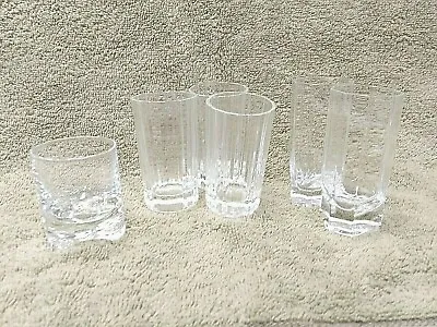 Buy Assorted Lot Of Six Cordial/Shot Glasses ~ Made In Finland IITTALA? & ARABI G9 • 21.75£